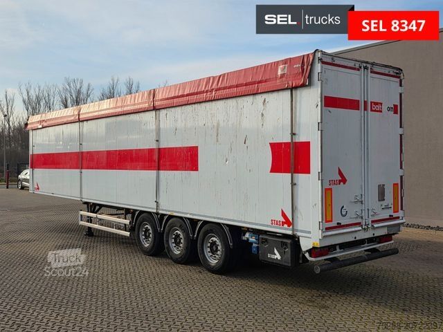 Auflieger mit Walkingfloor STAS S300ZX /ADR Typ EX II, FL, OX, AT / 2 Liftachsen