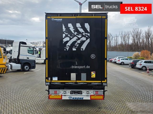 Открытый полуприцеп с тентом KRONE SD / EDSCHA / ADR Typ EX/II / Liftachse