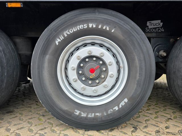 Открытый полуприцеп с тентом KRONE SD / EDSCHA / ADR Typ EX/II / Liftachse