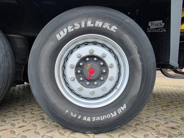 Открытый полуприцеп с тентом KRONE SD / EDSCHA / ADR Typ EX/II / Liftachse