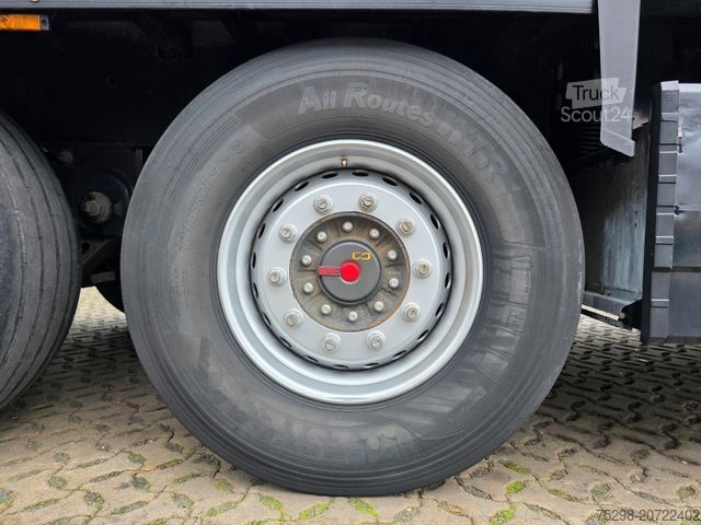 Открытый полуприцеп с тентом KRONE SD / EDSCHA / ADR Typ EX/II / Liftachse