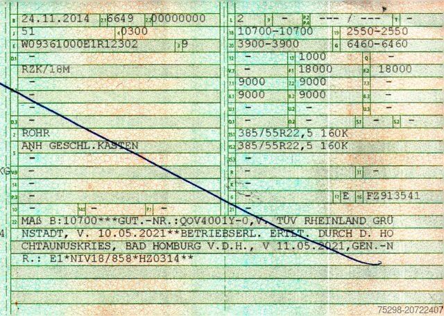 Kofferanhänger ROHR RZK/18M / 2 Achsen - Tandem