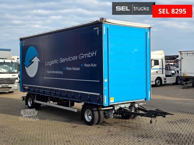 Open trailer with tarp WECON APD218 / Aluklappen