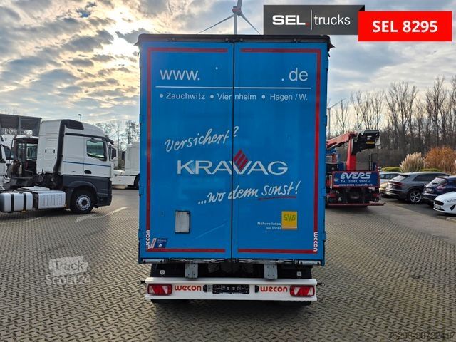 Open trailer with tarp WECON APD218 / Aluklappen