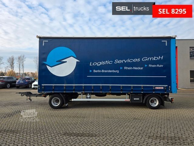 Open trailer with tarp WECON APD218 / Aluklappen