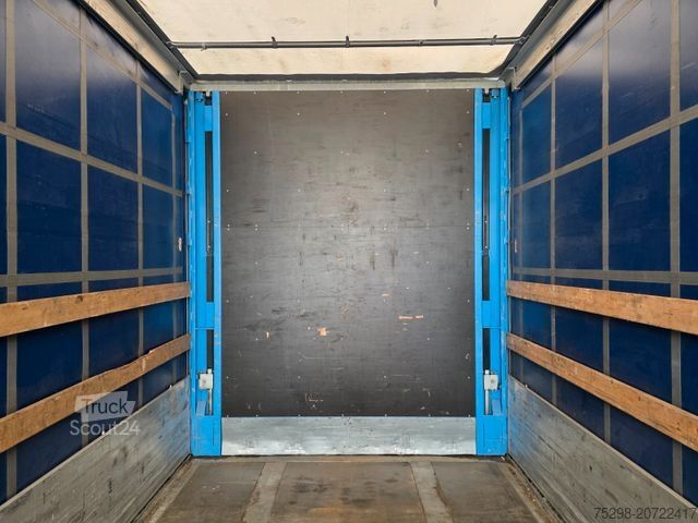 Open trailer with tarp WECON APD218 / Aluklappen