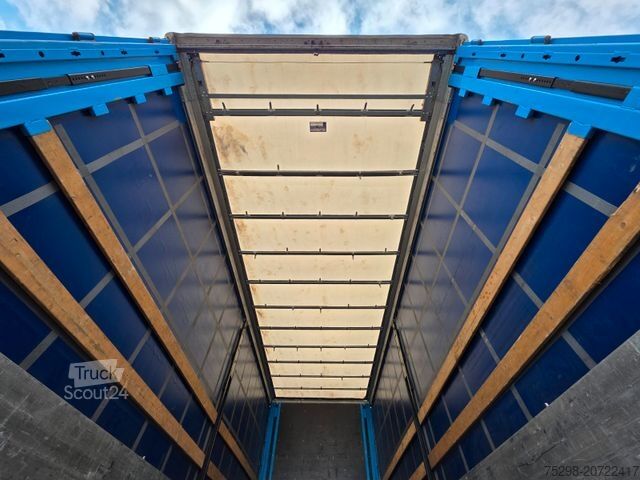 Open trailer with tarp WECON APD218 / Aluklappen