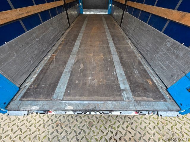 Open trailer with tarp WECON APD218 / Aluklappen