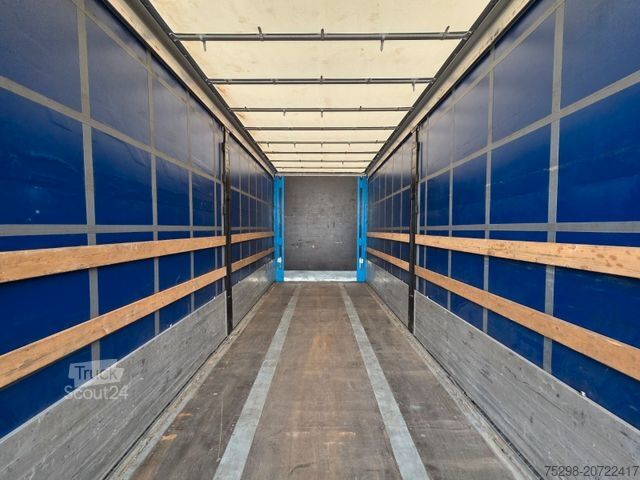 Open trailer with tarp WECON APD218 / Aluklappen