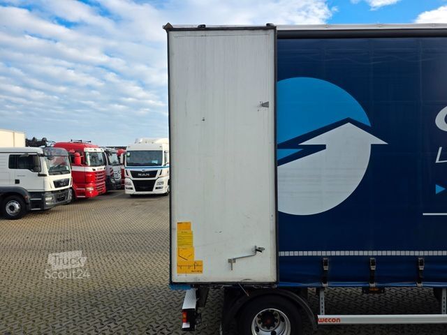 Open trailer with tarp WECON APD218 / Aluklappen