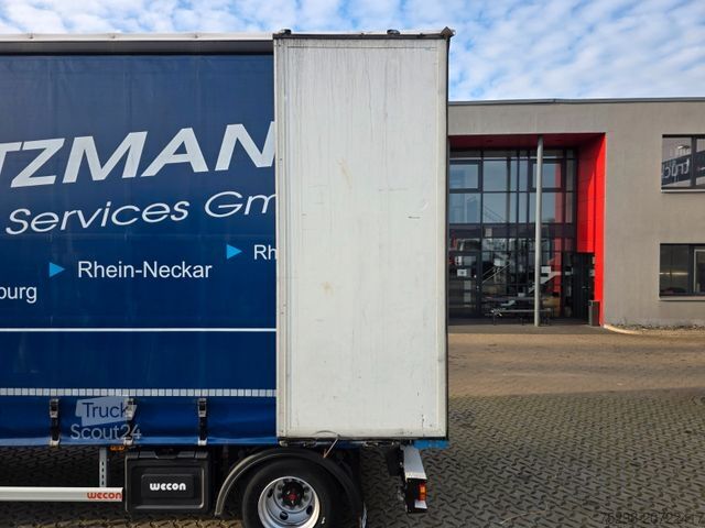 Open trailer with tarp WECON APD218 / Aluklappen