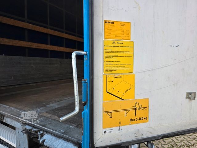 Open trailer with tarp WECON APD218 / Aluklappen