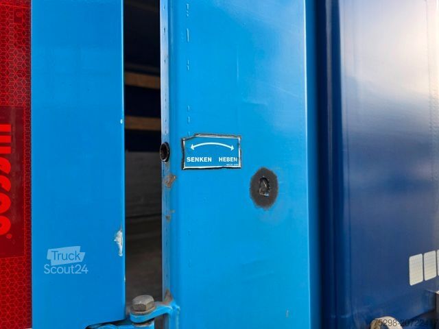 Open trailer with tarp WECON APD218 / Aluklappen