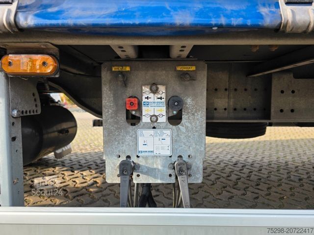 Open trailer with tarp WECON APD218 / Aluklappen