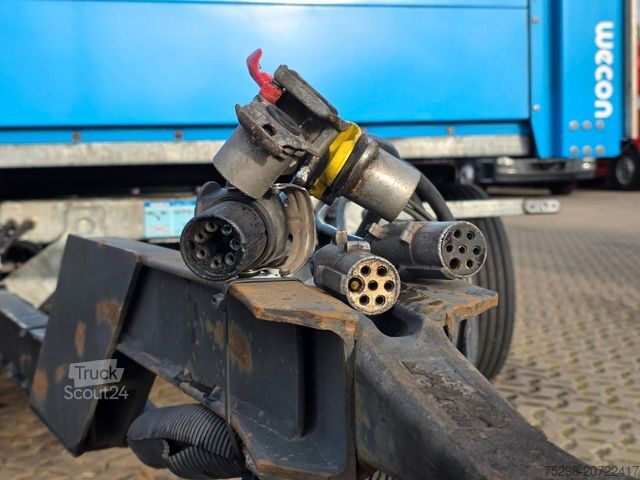 Open trailer with tarp WECON APD218 / Aluklappen