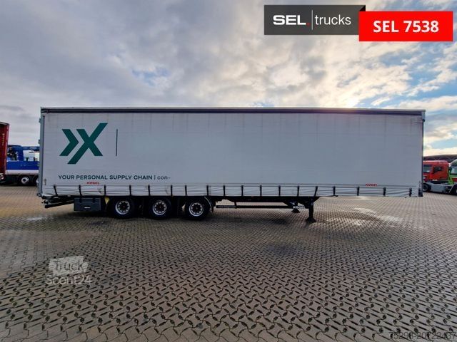 Open oplegger met zeil KÖGEL S24-1 / Hubdach / EDSCHA