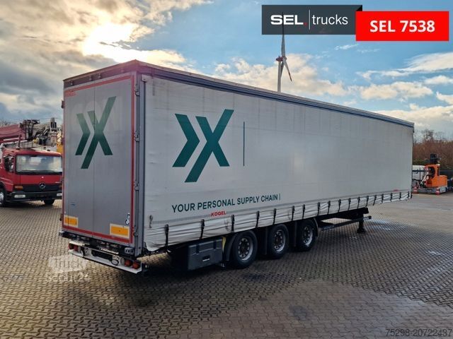 Open oplegger met zeil KÖGEL S24-1 / Hubdach / EDSCHA