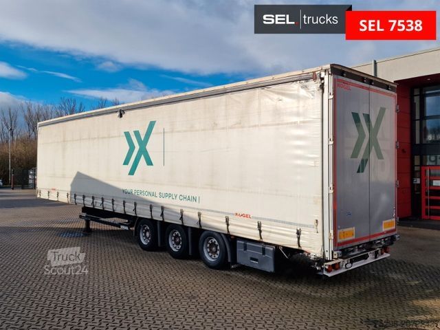 Open oplegger met zeil KÖGEL S24-1 / Hubdach / EDSCHA