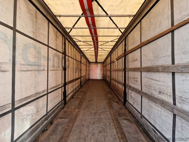 Open oplegger met zeil KÖGEL S24-1 / Hubdach / EDSCHA