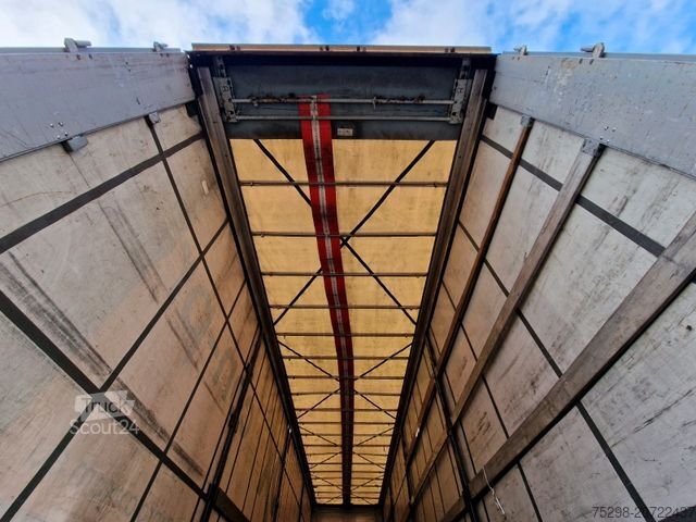 Open oplegger met zeil KÖGEL S24-1 / Hubdach / EDSCHA