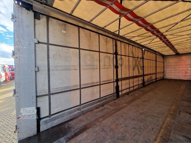 Open oplegger met zeil KÖGEL S24-1 / Hubdach / EDSCHA