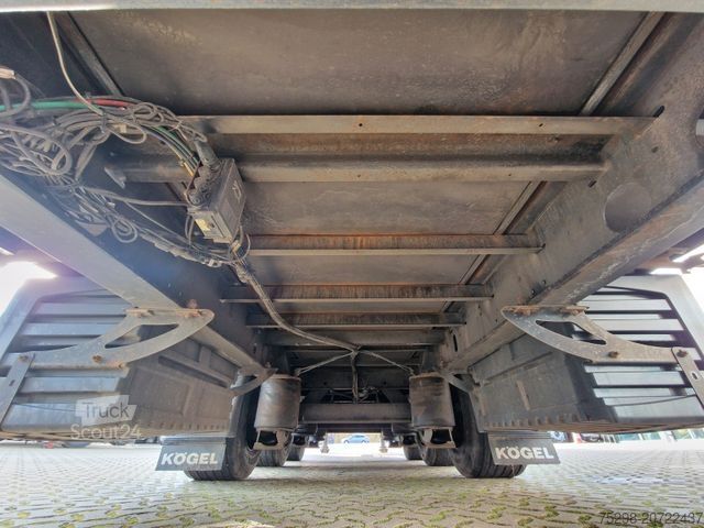 Open oplegger met zeil KÖGEL S24-1 / Hubdach / EDSCHA