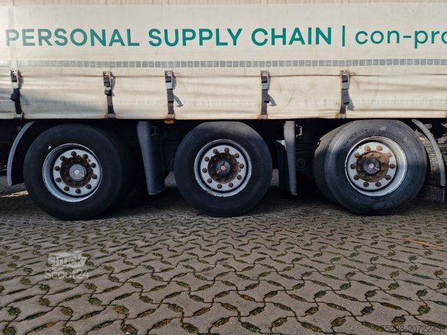 Open oplegger met zeil KÖGEL S24-1 / Hubdach / EDSCHA