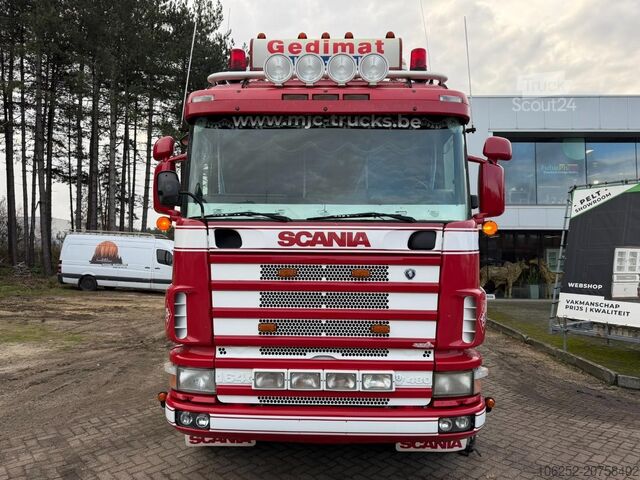 Autokrāna kravas automašīna Scania 164L-480 V8 6x4 + CRANE HIAB 350-4 + JIB 90-4 -...