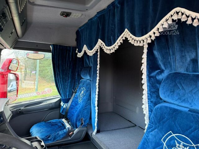 Autokrāna kravas automašīna Scania 164L-480 V8 6x4 + CRANE HIAB 350-4 + JIB 90-4 -...