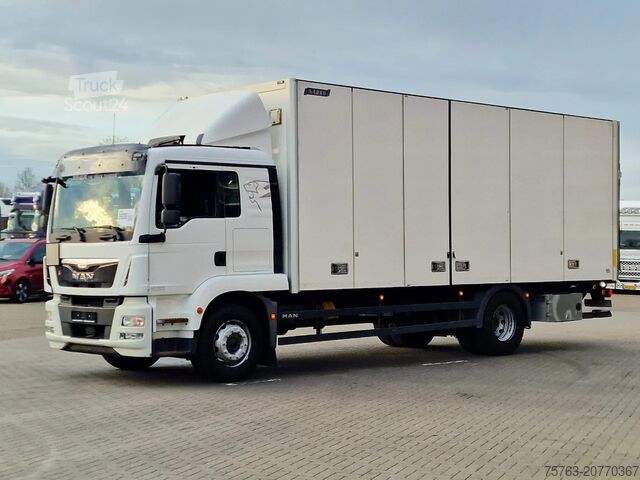Koffer MAN TGM 18.340 4x2 - Sleepercab - Box with sidedoor...