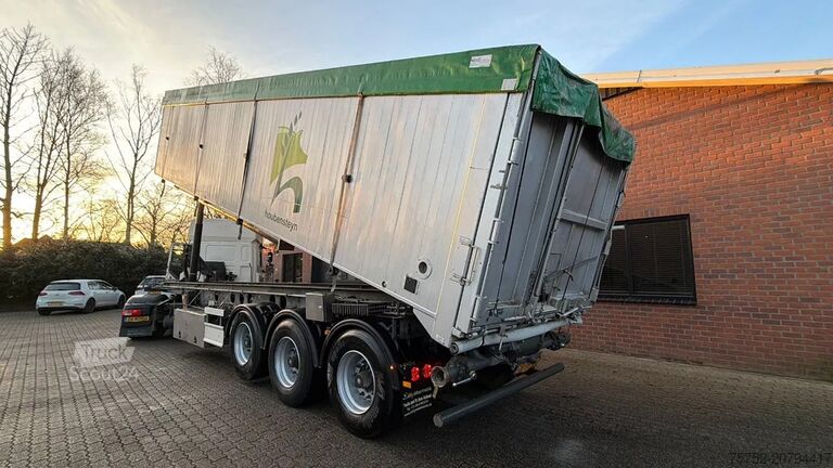 Kiper tovornjak Fliegl 55m3 Blaaskipper/Schleuse Liftas 2 tussenschotten