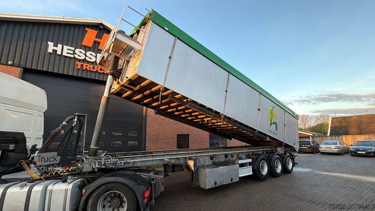 Kiper tovornjak Fliegl 55m3 Blaaskipper/Schleuse Liftas 2 tussenschotten