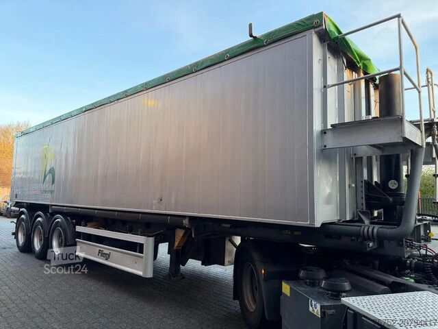 Sklápač Fliegl 55m3 Blaaskipper/Schleuse Liftas 2 tussenschotten