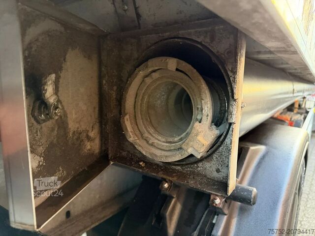 Sklápač Fliegl 55m3 Blaaskipper/Schleuse Liftas 2 tussenschotten
