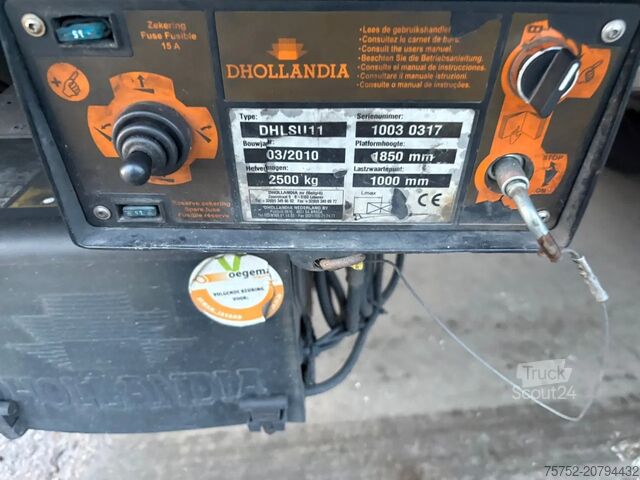 Stumdomi tentai Pacton 2AS City 12.6M Dhollandia Laadklep 2500KG Stuur...