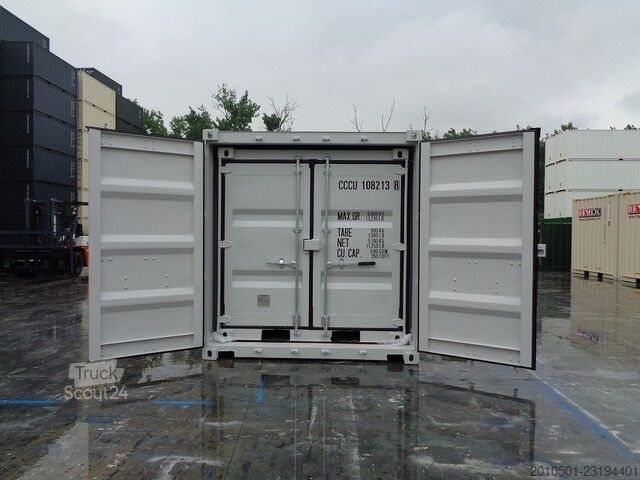  10/ 8/6 Fuß Set Baucontainer / Lichtgrau Minicontainer/Containerset/Self Storage