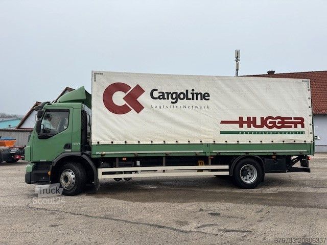 Camion plateau avec bâche VOLVO FL320 18 to., ¤6, Klima, LBW