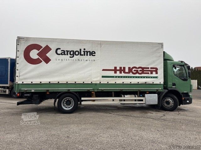 Camion plateau avec bâche VOLVO FL320 18 to., ¤6, Klima, LBW