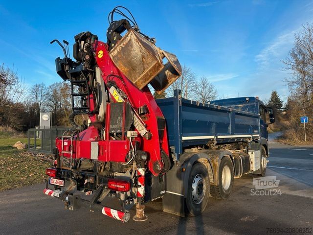 Grue montée sur camion MAN TGS 26.420 Selbstlader Kran Kipper 2xBordmatik