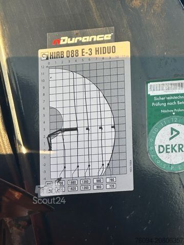 Camion benne MAN TGS 18.290 4x2 Kipper KRAN 12m FUNK AHK