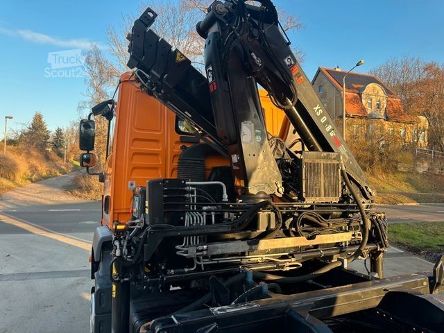 Camion-benne tricar MAN TGS 18.290 4x2 Kipper KRAN 12m FUNK AHK