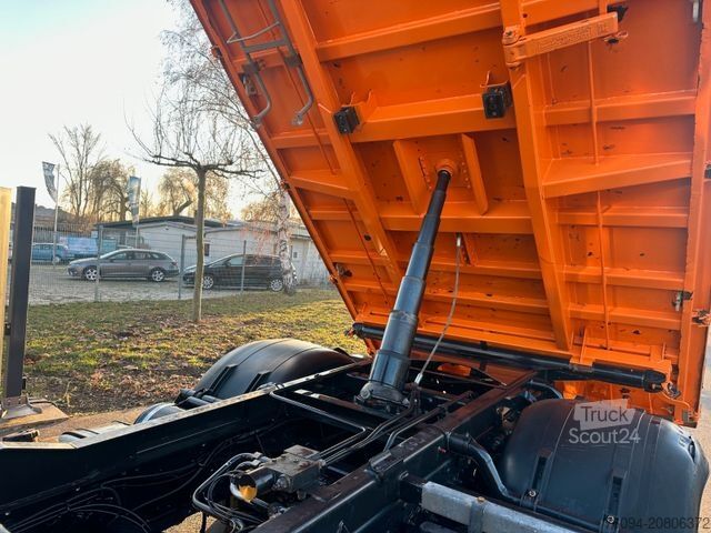 Camion benne MAN TGS 18.290 4x2 Kipper KRAN 12m FUNK AHK