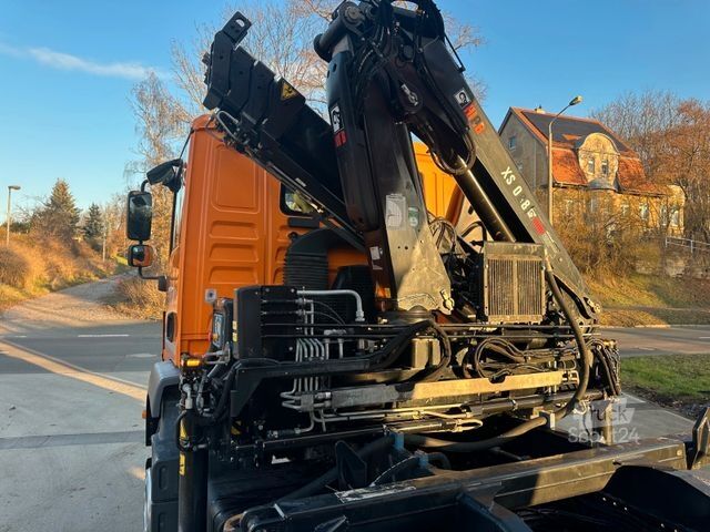 Grue montée sur camion MAN TGS 18.290 4x2 Kipper KRAN 12m FUNK AHK