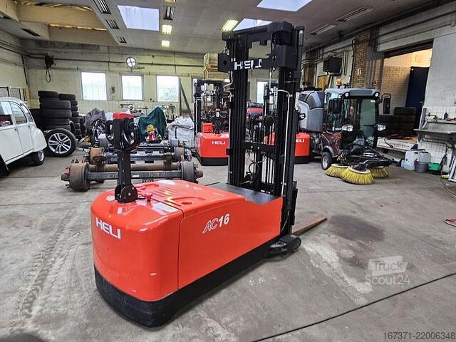 Vysokozdvižný vozík do úzkych uličiek HELI CDD 16 | ELECTRIC | 1600 KG.| HEIGHT 4.50 MTR |...
