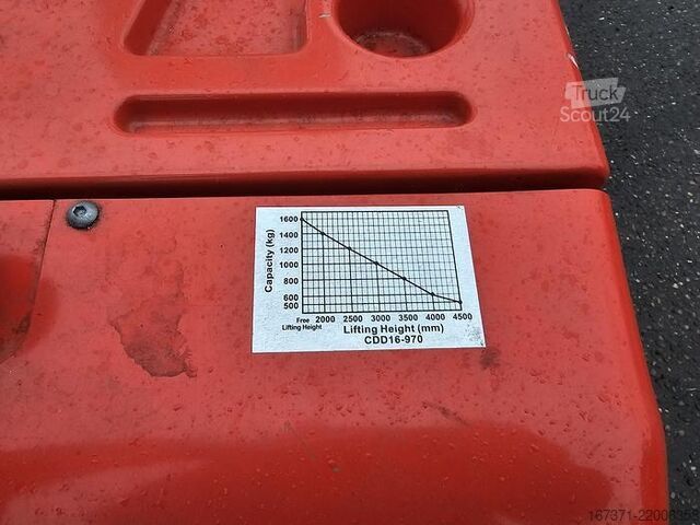 Smalle gang heftruck HELI CDD 16 | ELECTRIC | 1600 KG.| HEIGHT 4.50 MTR |...