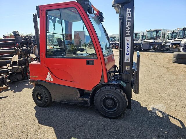 Chariot élévateur à fourche HYSTER H2.5FT | DUPLEX 3.30 M | GAS | COMPLETE CABINE|...