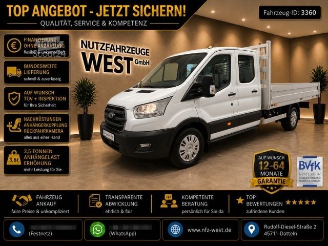 Pick-up bestelwagen FORD Transit DoKa Maxi Pritsche=4.200mm*L5*Garantie
