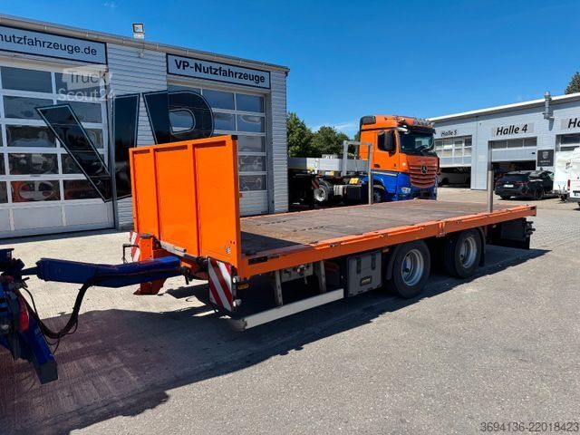 Remorque porte-engins surbaissée  FAKA ZAA18 TandemContaineranhänger