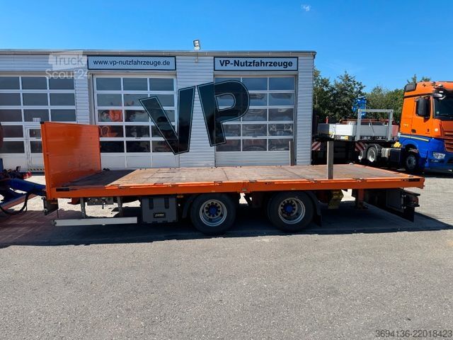 Remorque porte-engins surbaissée  FAKA ZAA18 TandemContaineranhänger