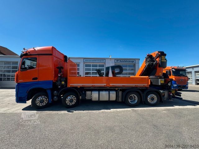 Кран, монтиран на камион MERCEDES-BENZ Arocs 3253 L 8x2/6 PK 78002 Ladekran